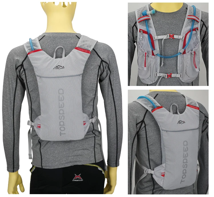 5L мужской/женский рюкзак для велоспорта, гидратационная дорожка, жилет для бега, водонепроницаемый рюкзак для активного отдыха, спортивная гидрация, сумка для бега