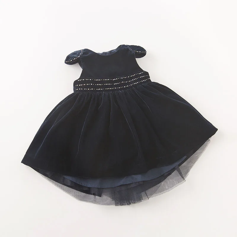Ave bella/осеннее платье принцессы для маленьких девочек на день рождения; детское Модное бальное платье; Дизайнерская одежда; vestido; DB5963