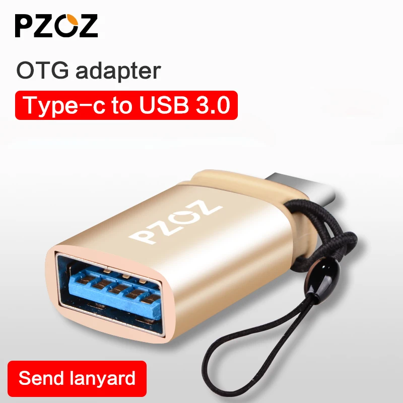 PZOZ адаптер типа otg-c 3,0 otg micro usb 3,0 зарядный преобразователь данных Тип c microusb Тип usbc для samsung one plus 6 android