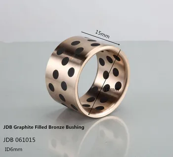 

JDB 061015 Graphite Filled Bronze Bushing 4pcs for mineral machines ships /oilless gurde bearng