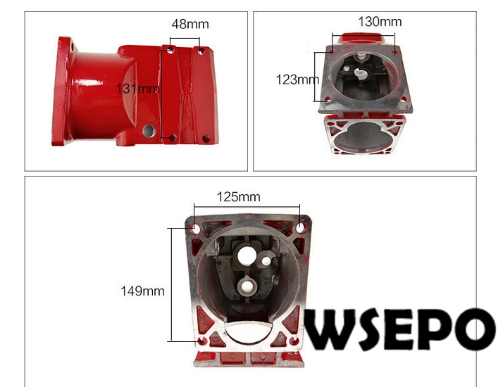 105,135 transmission gear case
