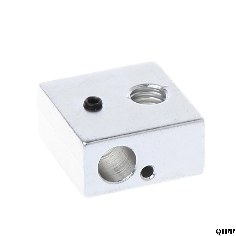 

Drop Ship&Wholesale Aluminium Heating Block 20*20*10mm M6 M3 Thread For Makerbot MK7/MK8 3D Printer APR28