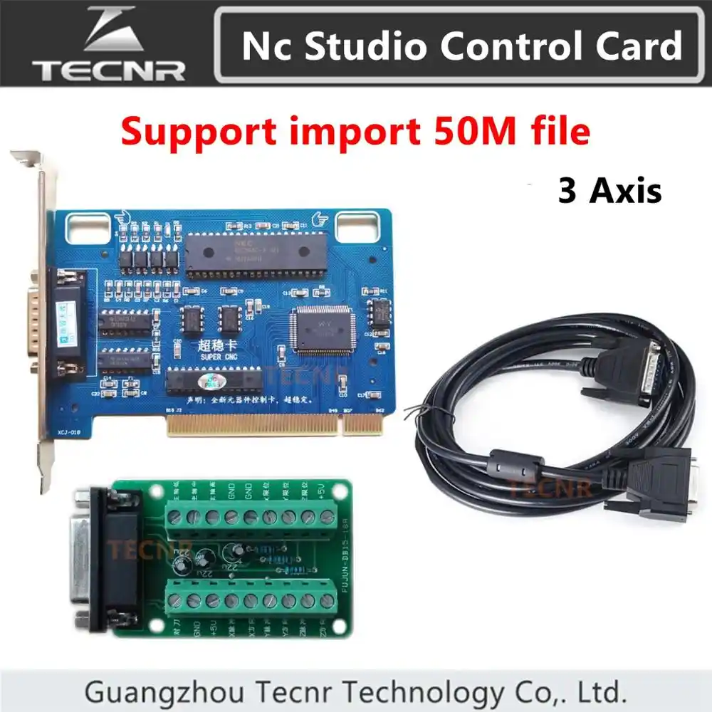 3 Axis Nc Studio Control Card System Support 50m Big File For Cnc Router 5 4 49 5 5 55 English Version Tecnr