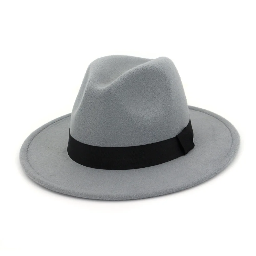 2019 Retro Men Women Ladies Hats Ala Jazz Hat Autumn Winter Cap Cotton Imitation Wool Bowler Hats New Round Caps fedora hats for big heads Fedoras