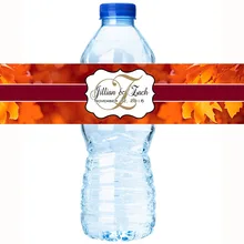 48x Personalized Water Bottle Labels Wedding Decorations Favors Gifts Tags Personalised Candy Stickers Customized Family Name