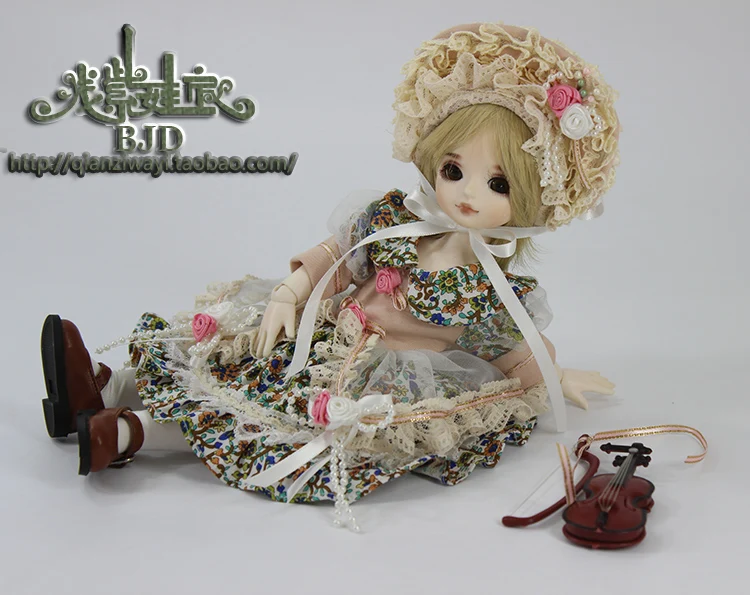 1/6 1/4 1/3 масштаб BJD аксессуары платье+ шляпа костюм для BJD/SD куклы, не включены куклы, обувь, парик и аксессуары 18D1563