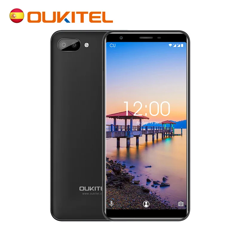 Oukitel C11 5 дюйма 18:9 дисплей MTK6580A четырехъядерный процессор 1 ГБ 8 Двойная Задняя