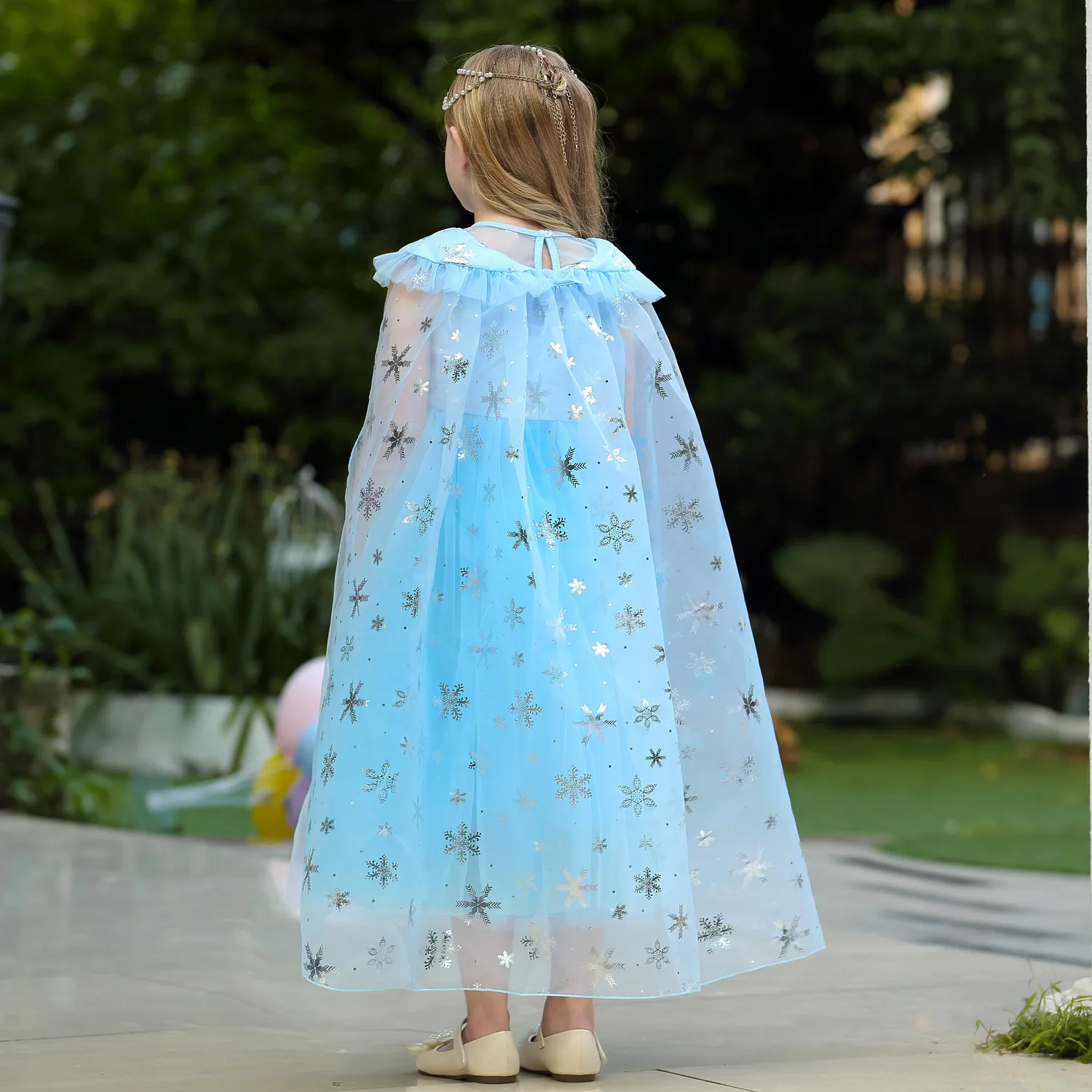 «Принцесса Эльза» платье принцессы косплей аниме костюм Платье для маленьких девочек для девочек Костюмы одежда Анна Хэллоуин для