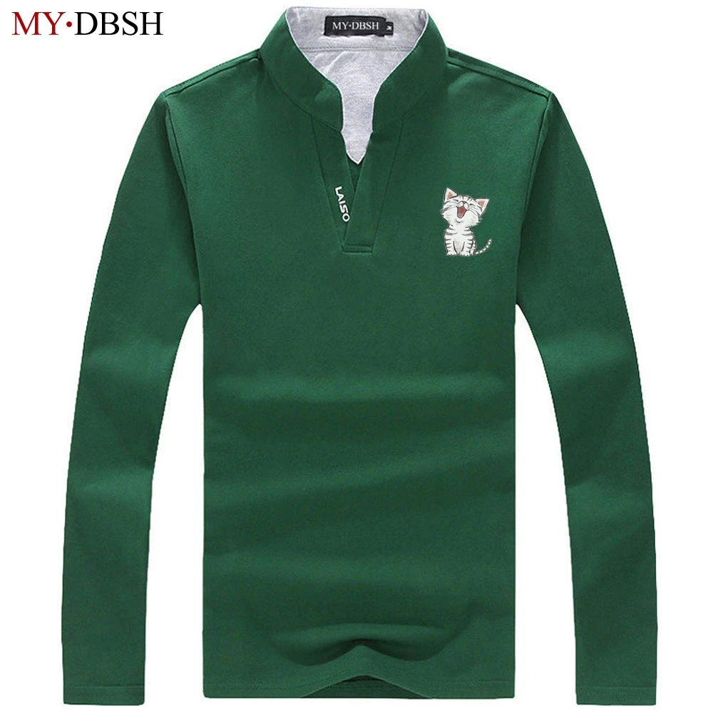 

2019 New Arrival Cat Print Men Polo Shirt Brand Mens Polo Shirts Camisa Masculina Breathable Wicking Cool Polos Hombre Jerseys