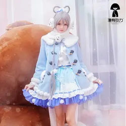 Vocaloid Лука vsinger Luo tianyi Косплэй Для женщин праздничная одежда платье Небольшие уплотнения серии полный комплект Хэллоуин Маскарадный костюм