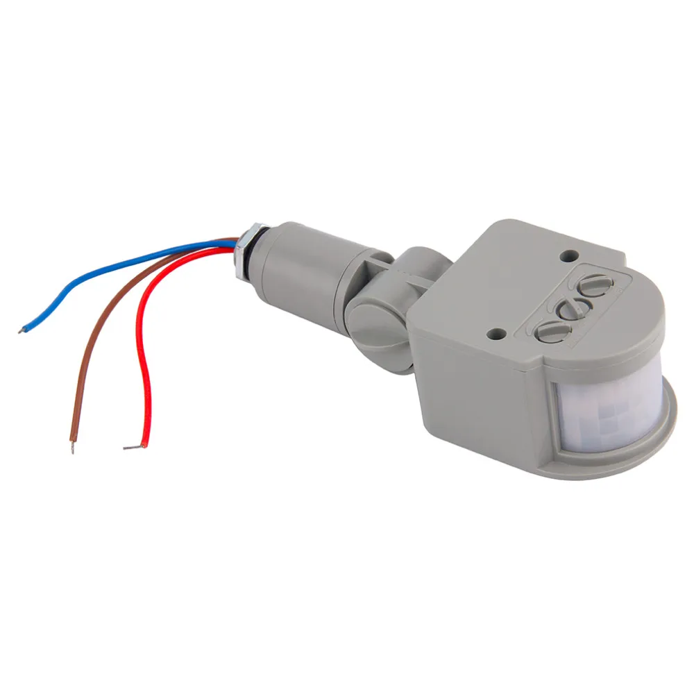 

Outdoor Motion Sensor 220V Wall Light Lamp LED PIR Infrared Motion 180 Degree Rotating Switch Sensor Detector