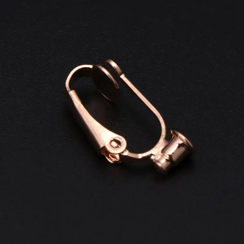 Earrings Adapter Ear Clips Converter For Non-pierced People Clip On Metal Component DIY Jewelry Making Tool Findings 5