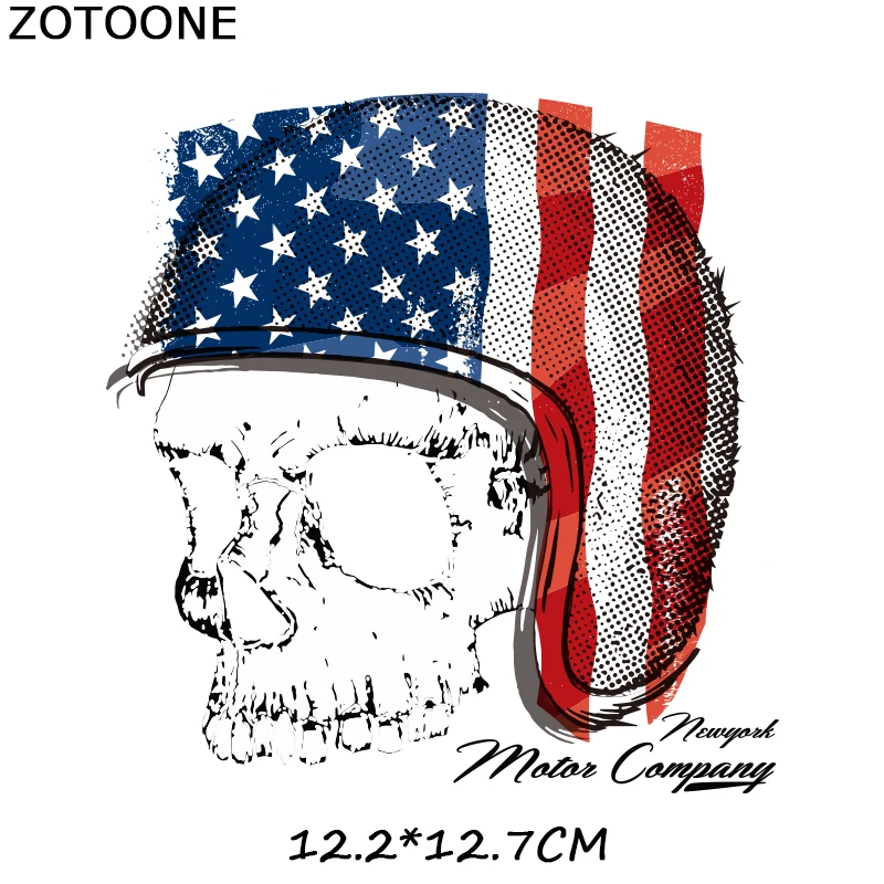 ZOTOONE/3D нашивки в полоску утюжок для переноса одежды сделай сам флаг собака