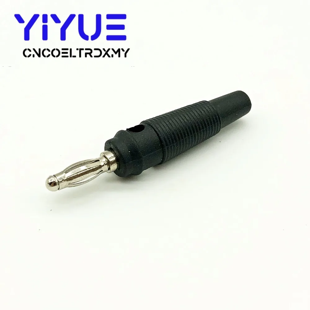 4MM Banana Plug Audio Speaker Connectors Amplifier Speaker Binding Post 4mm Banana Jack Plug For Cable Terminals (6)