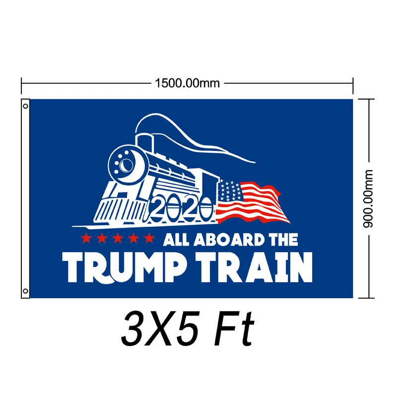 Трамп Дональд флаги 5x3 футов держать Америку большой флаг баннер - Цвет: 5