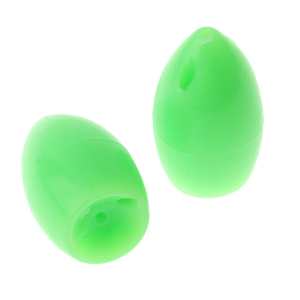 2 Pieces Floating Sbirolino Spirolino Bombarda  4.3g Trout Pose Floats Green with Swivels fishing Float fishing Tool accessories