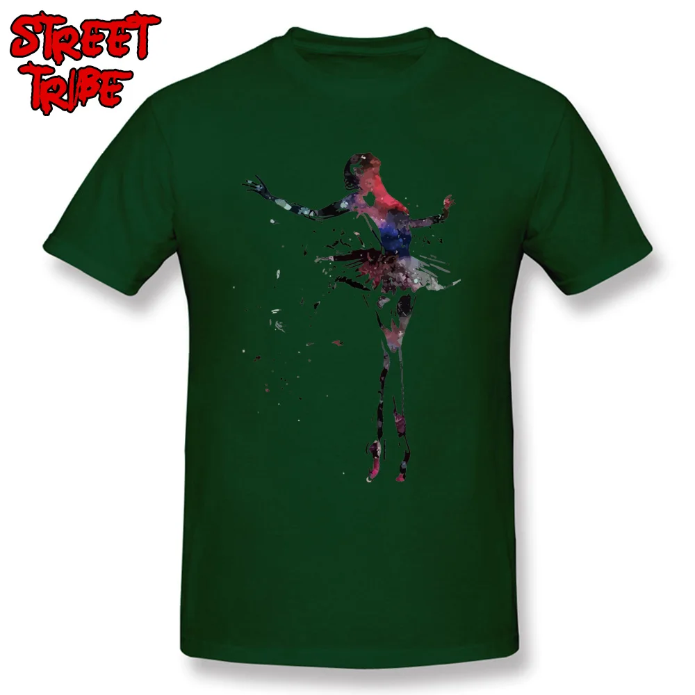 dancer ballet 100% Cotton Fabric Men Short Sleeve Tops T Shirt Gift VALENTINE DAY T-shirts 2018 Newest O-Neck Top T-shirts dancer ballet dark