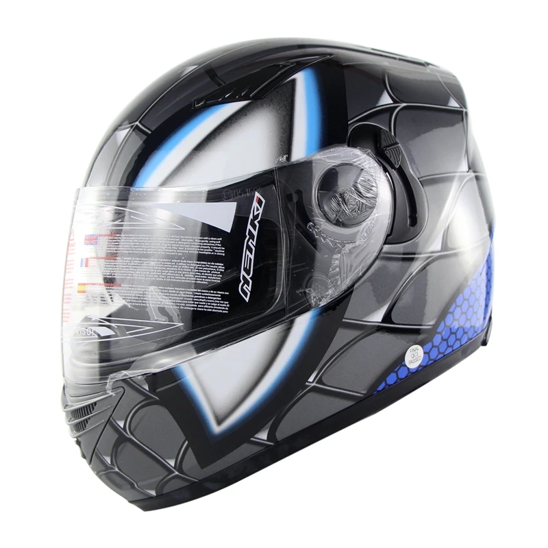 

Nenki 830 Road Racing Helmets Ironman Spider Man Double Lens Casco Motorcycle Full Face Helmet Motor bike Casque