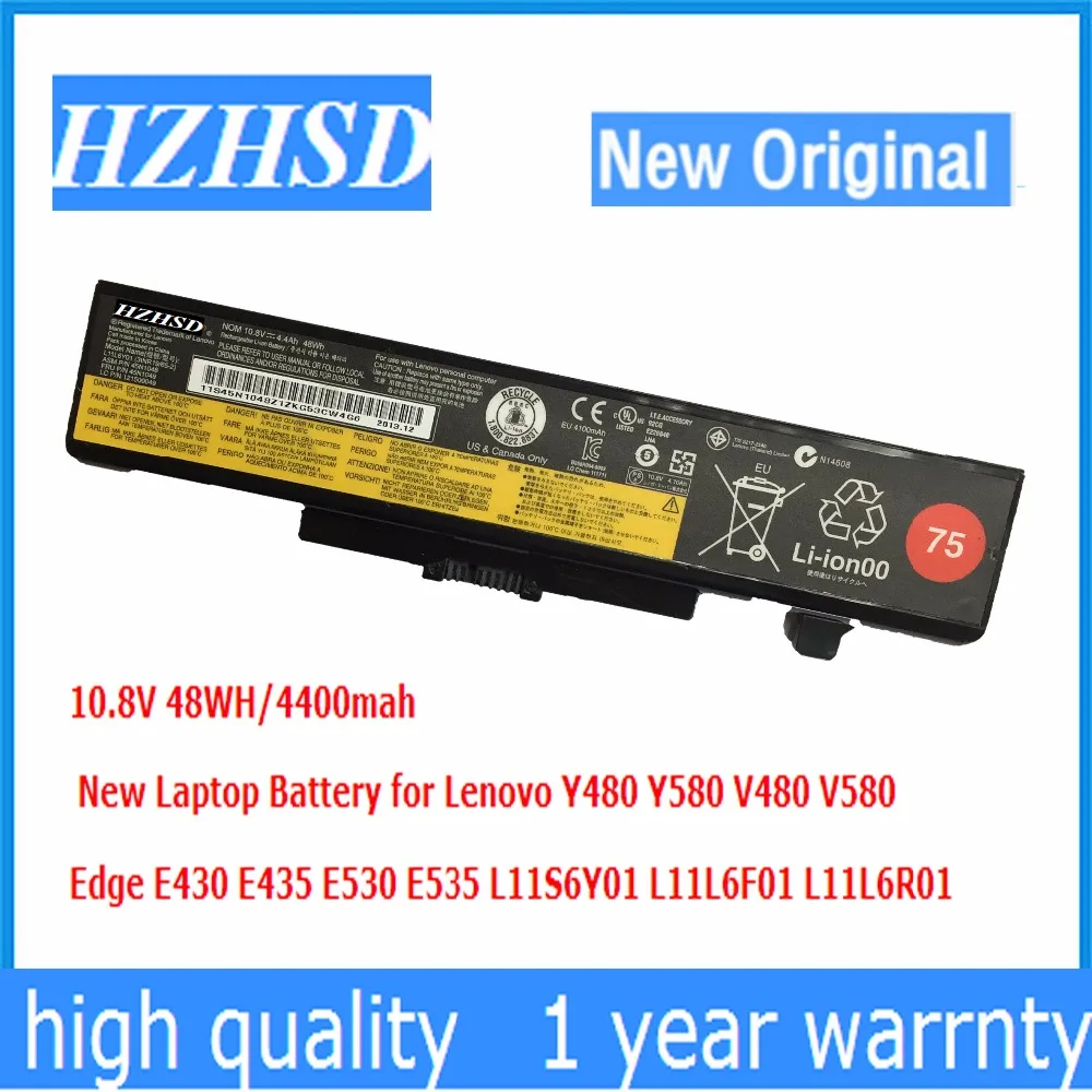 Аккумулятор для ноутбука Lenovo Y480 10 8 В 48 Вт · ч E430 E435 E530 E535 L11S6Y01 L11L6F01 L11L6R01 |