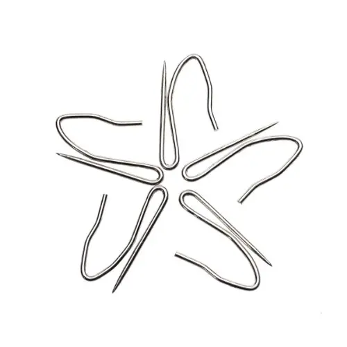 

10pcs Curtain Drapery Pin Hooks - Silvery