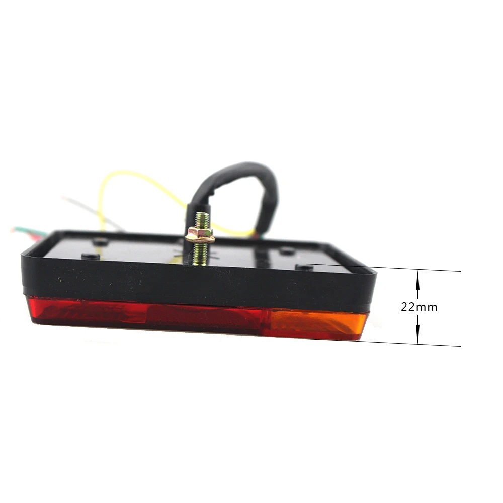 2 шт. Водонепроницаемый 8 Автомобильный светодиодный задний светильник, задние лампы, пара лодочных прицепов, 12 В, задние детали для прицепа, грузовика, автомобильный светильник, для прицепа UTE