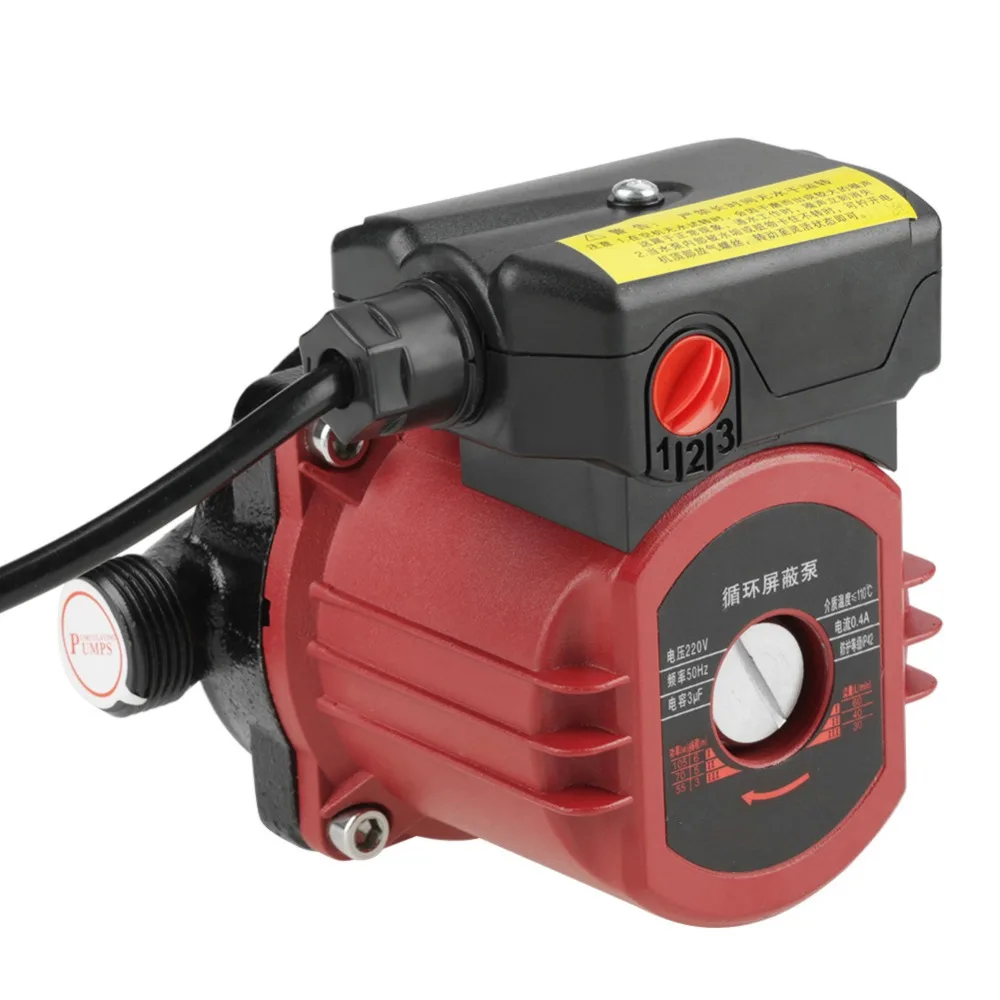

220V Water pump 100W Circulation Pump G1 Thread High Efficiency Circulation Water Pump for Solar Heater