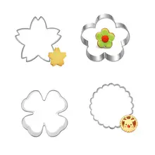 4 шт кухонные изделия, кольцо для салата, яйцо, печенье, формочки для печенья, инструменты, формы для выпечки, гаджеты, нержавеющая сталь, форма для выпечки, Фондант, вечерние