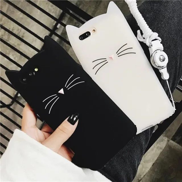 

3D Fashion Cartoon Mini cat Soft Silicone Case for Xiaomi 4 5 6 5X Max 2 5S Note 3 Redmi Note 3 4 4X 4A 5 Pro 5A Sony L1 L2 XA1