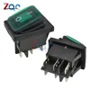 Interruptor de palanca para coche o barco, botón de encendido y apagado de 15A/250V, 16A/250V, resistente, 3/4/6 Pines, sellado, impermeable, con LED ► Foto 3/6