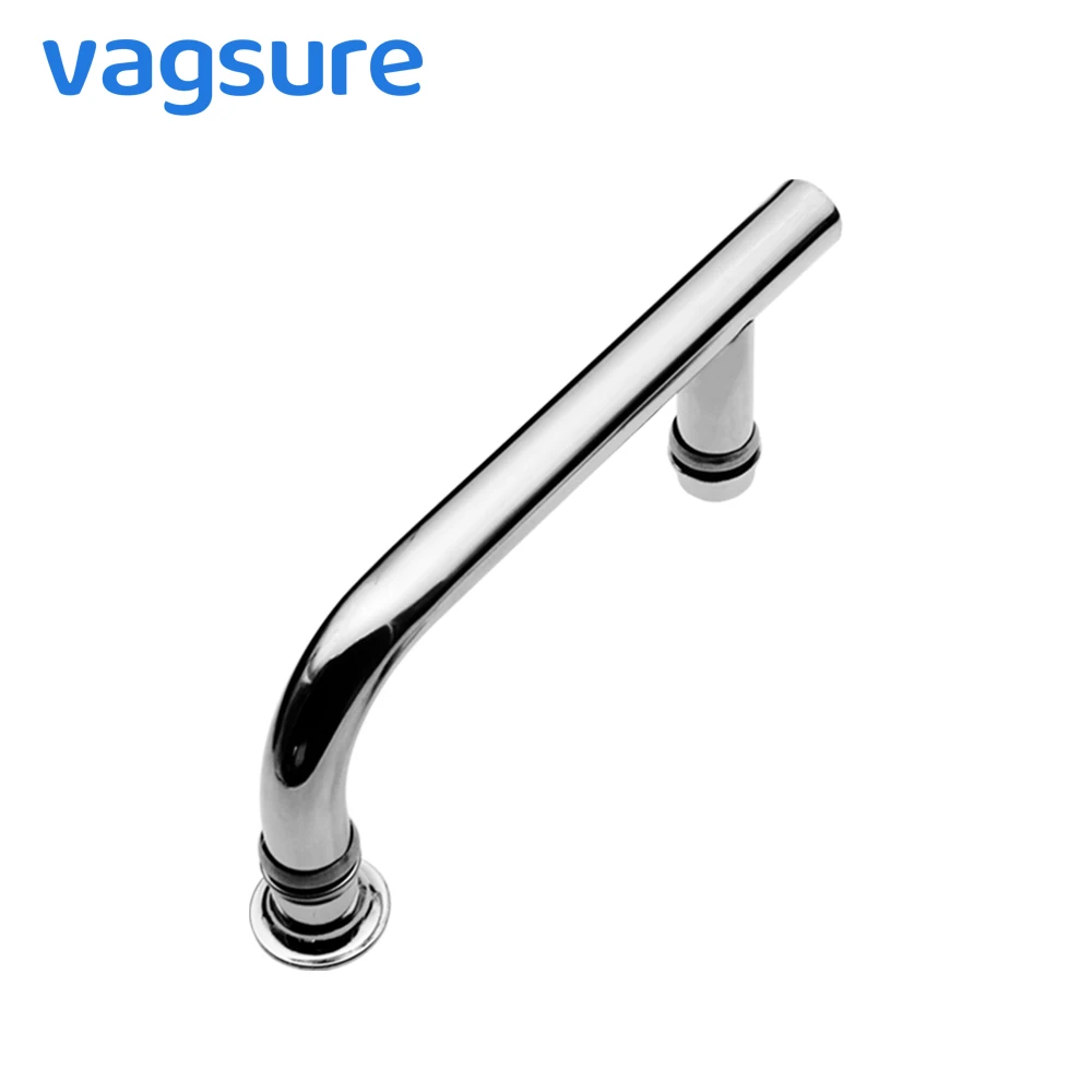 

Vagsure 2Pcs ABS+Stainless Steel Surface Finishing Polished Shower Door Handles Cabin Accessories For Furniture Interior Knob