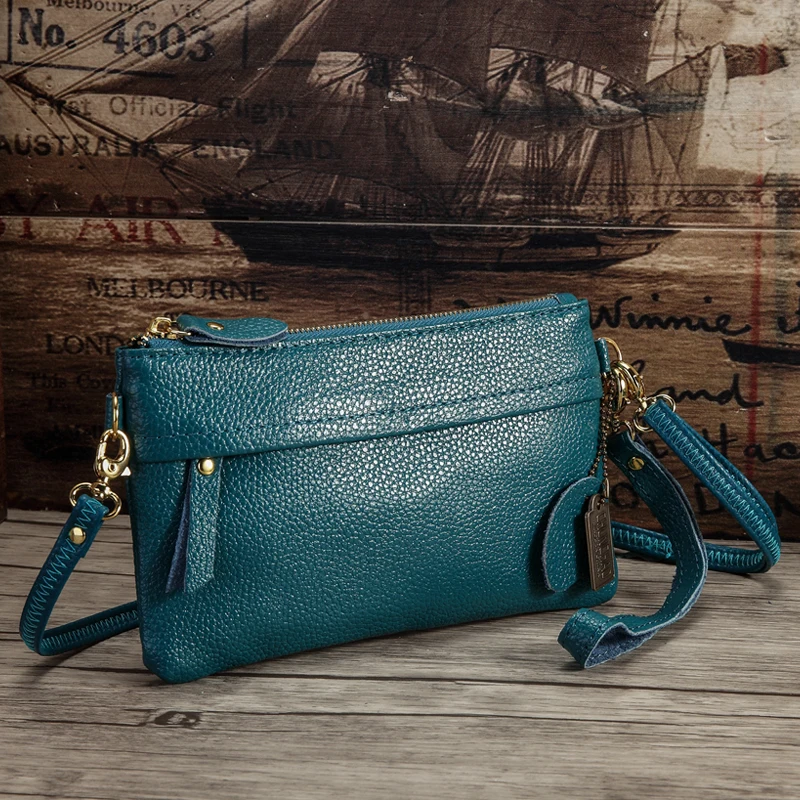 

100% Genuine Leather Women Messenger Bag Famous Brand Female Shoulder Bag Envelope Clutch Bag Crossbody Bag Purse for Women 2019