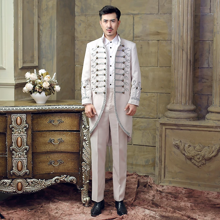 Free shipping 100%real mens medieval suit/stage