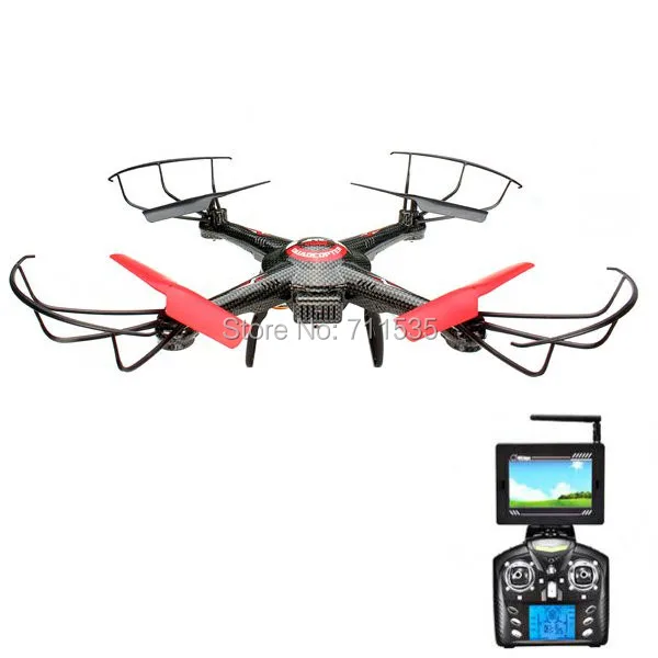 WLToys V686G FPV Дрон 2,4G 4CH 5,8G FPV RC Квадрокоптер с HD камерой один ключ возврат Дрон черный