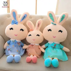 BOLAFYNIA детей плюша игрушка милый кролик любовь с платье для маленьких детей для день рождения, Рождество, День Святого Валентина подарок