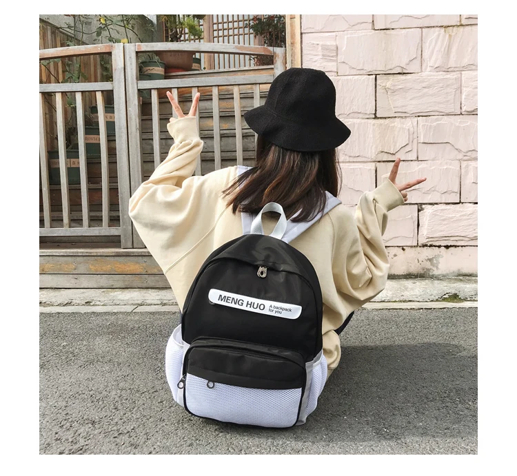 Menghuo Backpack Women School Bag for Teenage Girls Waterproof Nylon Mochila Feminina Mujer Female Book Bag Travel Bag Sac A Dos_22
