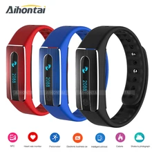 Aihontai NFC Bluetooth HB02 Смарт Браслет сердечного ритма Мониторы IP67 водонепроницаемый трекер сна Браслет для IOS Android телефона