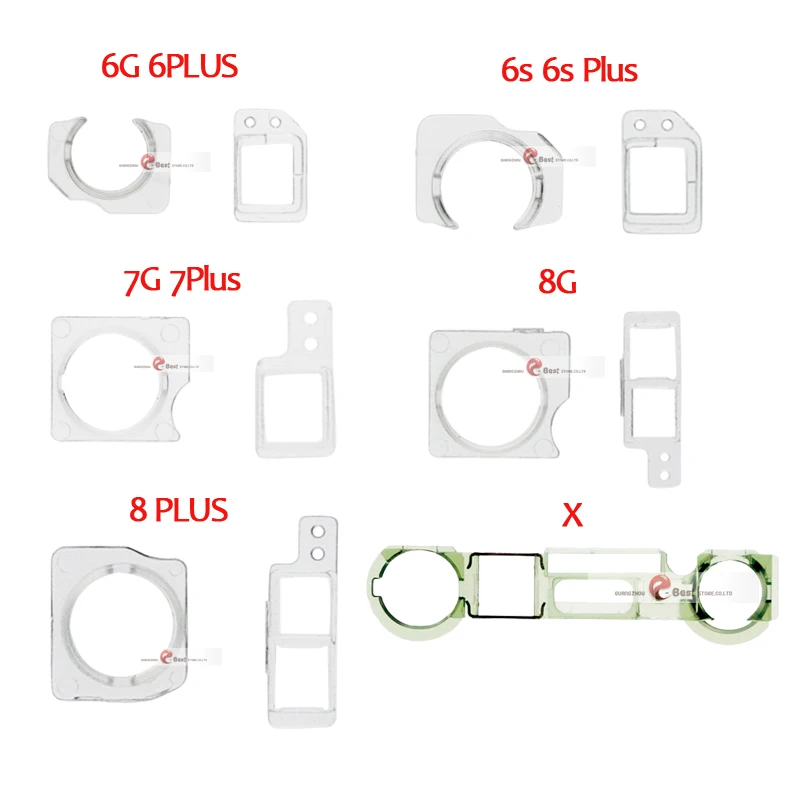 

50sets/lot Front Camera Sensor Plastic Holder Kit for iPhone X 8 7 6 6S Plus 5S 5 Proximity Holder Clip Bracket Set parts