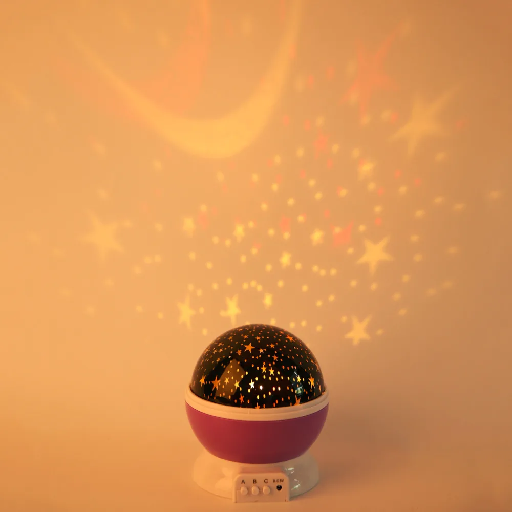

1Pcs NEW Amazing LED Rotation Night Sky Projector Starry Night Light Star Flashing Lamp Romantic Fairy Tale 5V Great Decoration