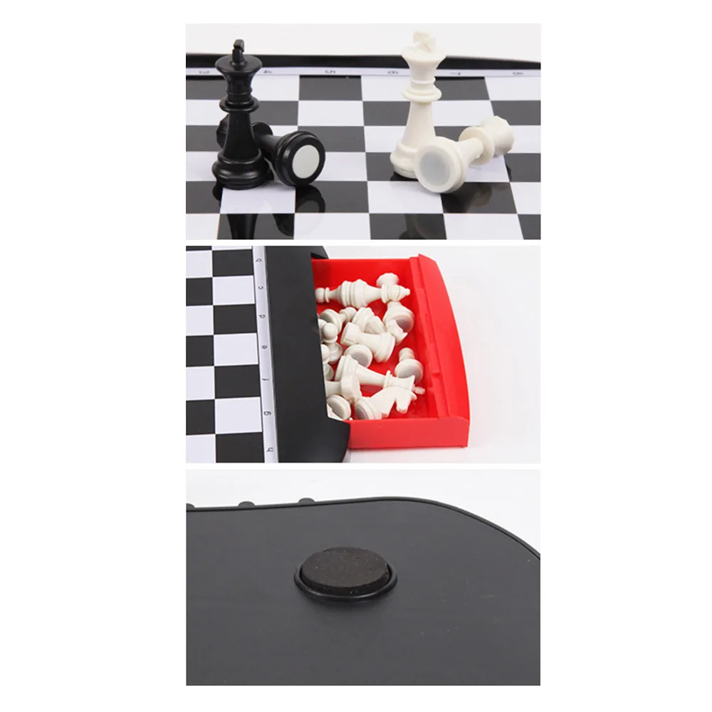 Игровой ящик стиль шахматы Магнитная мини Семейная Игра ABS набор пластиковых шахмат для друзей детей детская доска с подарками игра