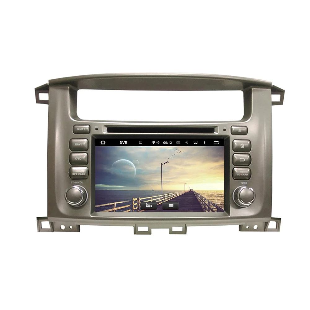 Excellent KLYDE 7" 2 Din Android 8.1 Car Radio For Toyota Lander Cruiser 100 Car Audio Multimedia 1024*600 Car Stereo Steering Wheel 1