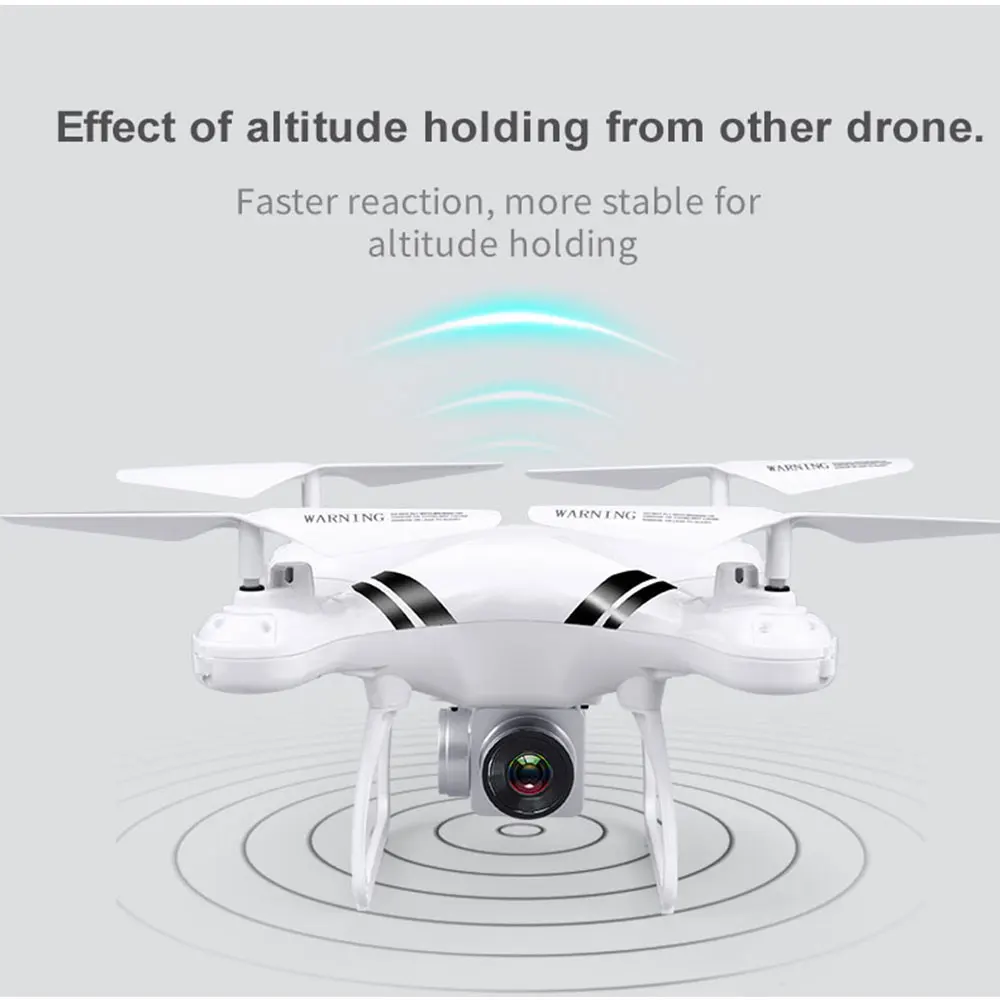 

lensoul RC Drone Wifi FPV HD Adjustable Camera 0.3MP/5MP 480P/1080P Altitude Hold One Key Return Headless Quadcopter 3color Toy