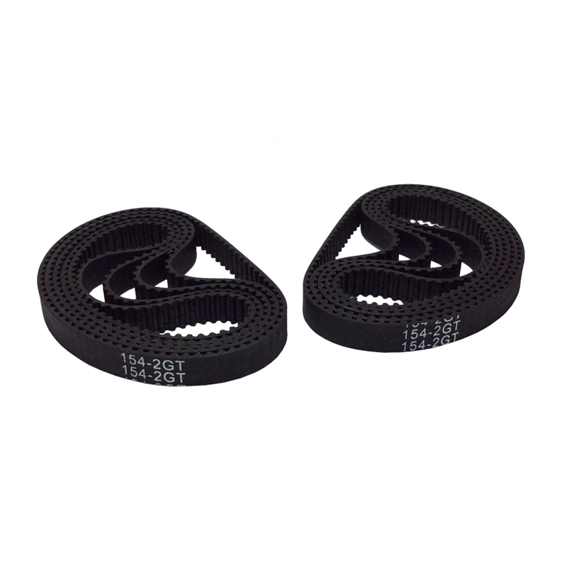 

2GT-6 2/5/10PCS Rubber Timing Belt 252/260/264/268/274/280/284/288/294/300/302mm Length 6/9mm Width Timing Belt For 3D Printing