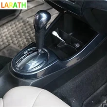 Для Honda Fit Jazz 2007-2012 углеродное волокно Черное Красное дерево внутренняя Передняя средняя AC вентиляционная ручка переключения передач автомобиля аксессуары 3 шт