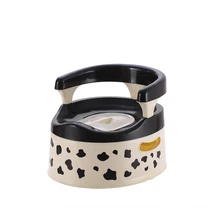 Детское сиденье для унитаза Симпатичные коровы молока герметичные Портативный Детский горшок Пластик ящик для маленьких Туалет Обучение унисекс Детский горшок