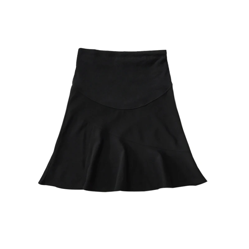 

Black Summer Simple Pleated Fashion Maternity Skirt Fresh High Waist Pregnant Women Elegant Clothing Maternity Clothes C789