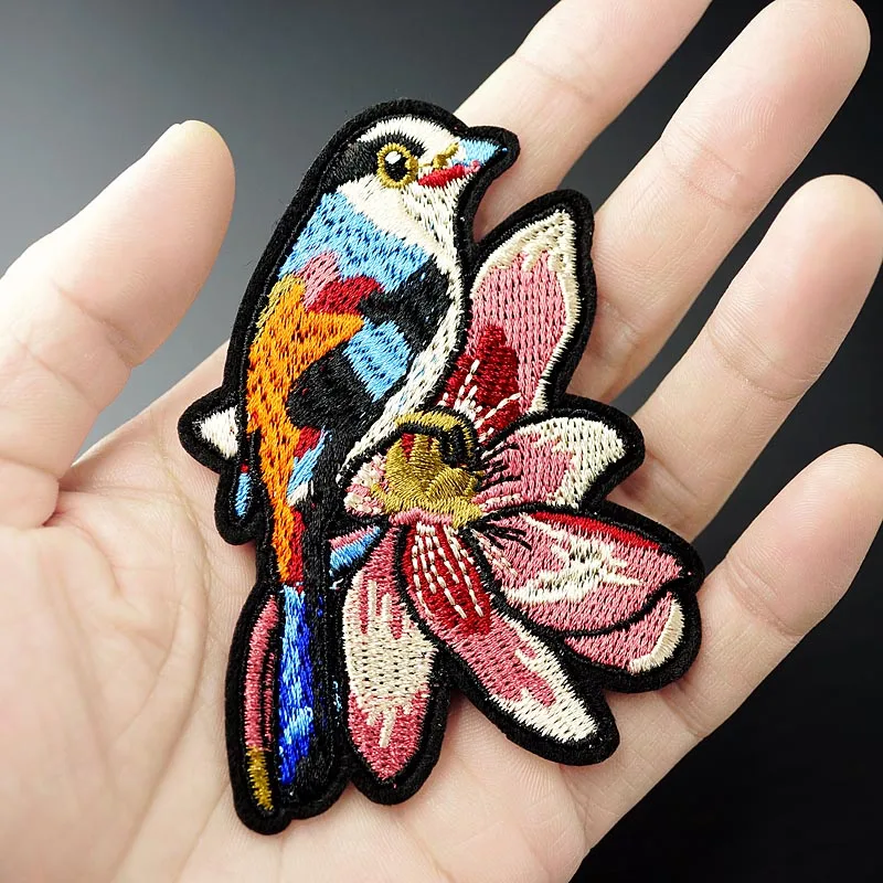 

Brid Size:6.4x8.5cm Badges Patch Jeans Bag Hat Clothes Apparel Sewing Decoration Applique Bagde Patches Accessories