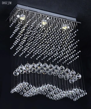 

Free shipping FOR DHL 2015 hot Modern Crystal chandelier crystal aisle /entrance light D20cm H75cm GU10 lamp