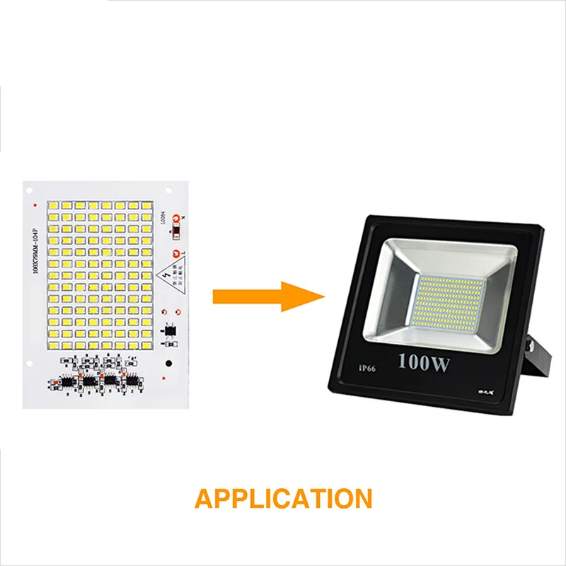 Светодиодная лампа SMD DIY 10 Вт 20 30 50 100 чип ac220в входное напряжение умный IC подходит