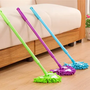 

Multifunctional Mini Floor Telescopic Mop Bed Bed Wall Glass Lazy Mop Household Cleaning Brush Snow Nylon Dust tool