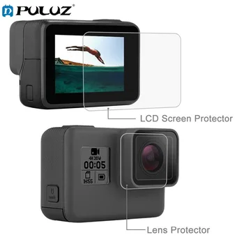 

PULUZ Sports camera accessories for GoPro hero7 (black) protective film Gopro6 lens film front HD film + rear steel film